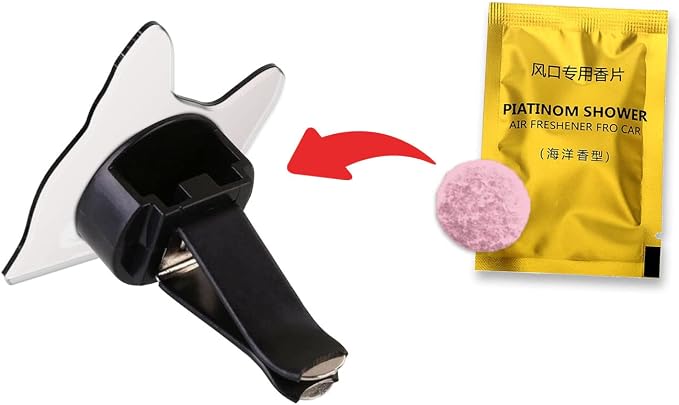 WIRESTER Fresh Scented Car Air Freshener Vent Clip, Decorative Accessories - Image 4