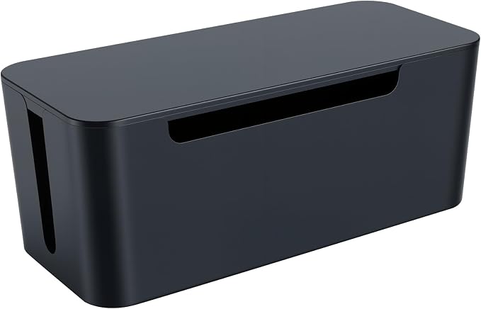 Eichzer Cable Management Box, Premium Cord Organizer Box to Hide Surge by Eichzer