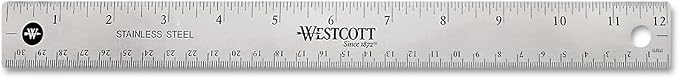 Westcott 10415 Stainless Metal Ruler by Westcott