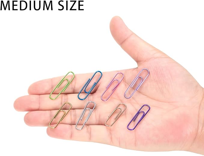 Paper Clips, PaperClips Assorted Colors, Paper Clips - Image 3