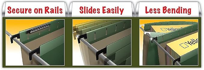 Pendaflex SureHook Reinforced Hanging Folders, Letter Size - Image 8