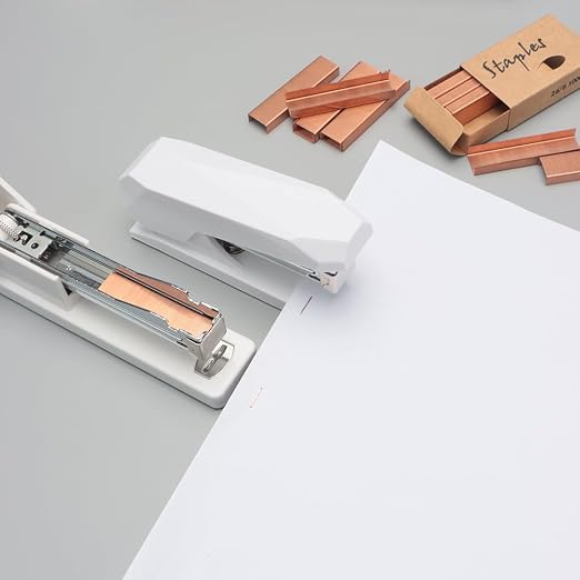MEI YI TIAN Rose Gold Staples 26/6 Standard Staples Refill 1000/Box 2 - Image 5