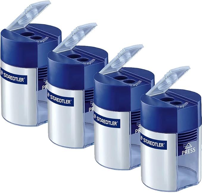 Staedtler Manual Blue Handheld Pencil Sharpeners by Staedtler