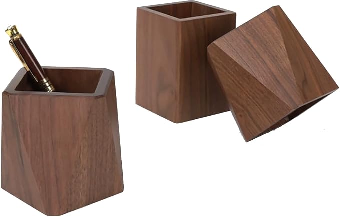 Black Walnut Wooden Pencil Box - Image 4