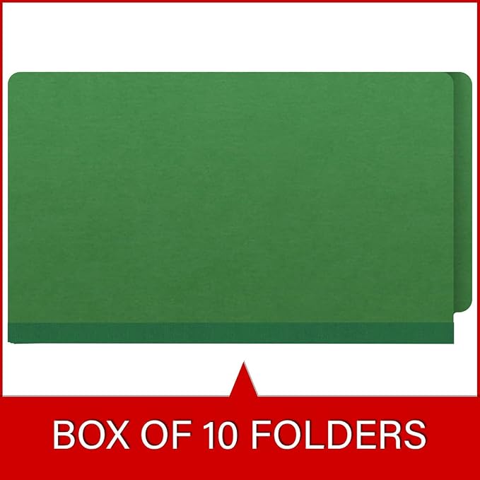 Ecom Folders End Tab Pressboard File Folders | Legal Size 25 Pt Stock - Image 6