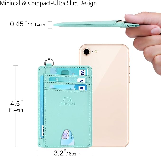 FurArt Slim Minimalist Wallet RFID Credit Card Holder - Image 7