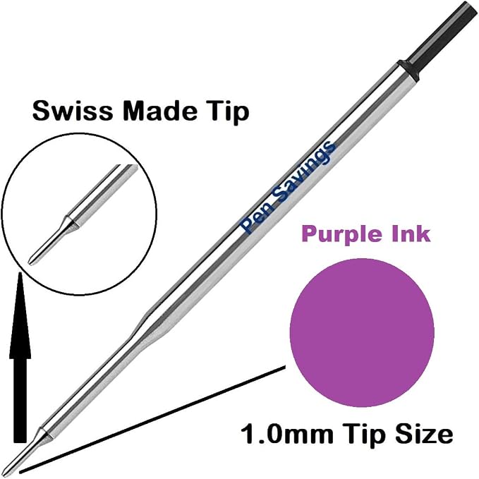 5 Pen Savings Ballpoint Pen Refills Compatible - Image 2