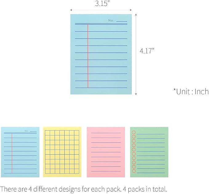 Monolike Memopad Boldline Color design SET - Image 6