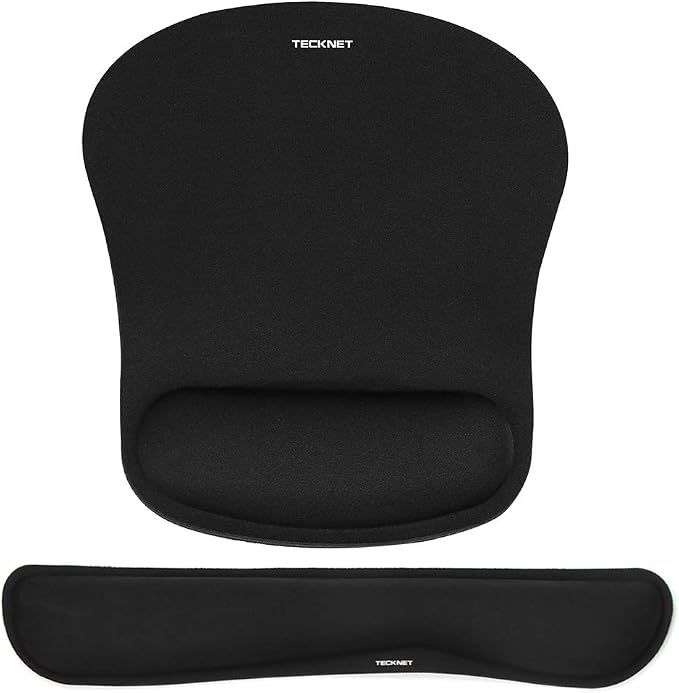Keyboard Wrist Rest and Mouse Pad Set by Tecknet