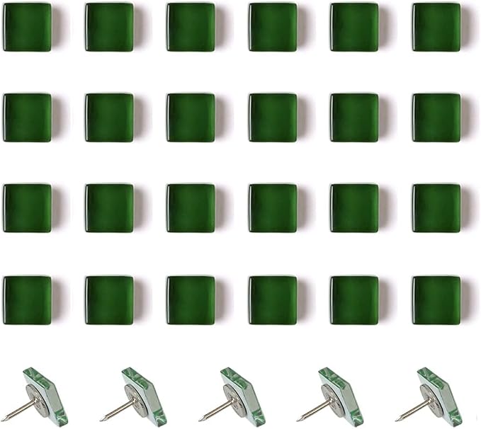 24pcs Decorative Cute Push Pins Glass Pushpins Thumbtacks Thumb Tacks by Aoxsie