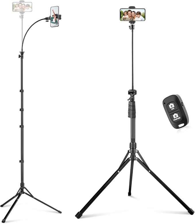 Sensyne 92" Cell Phone Tripod, Selfie Stick Tripod by sensyne