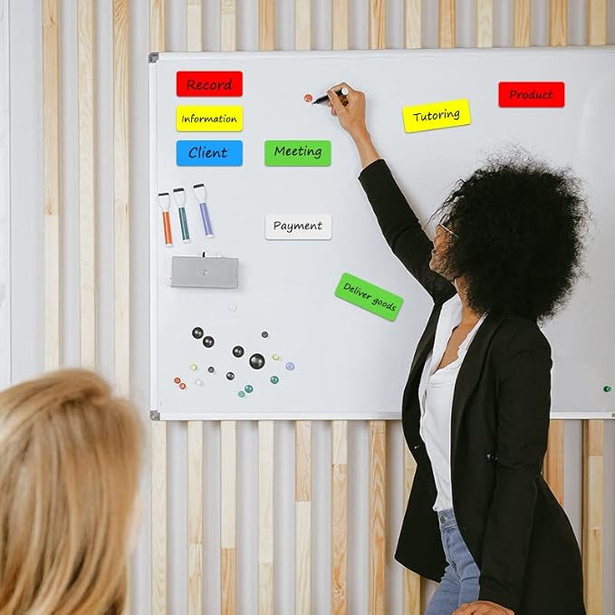 Dry Erase Magnetic Labels 3.1x1.2 Inch, Reusable Magnetic Labels - Image 11