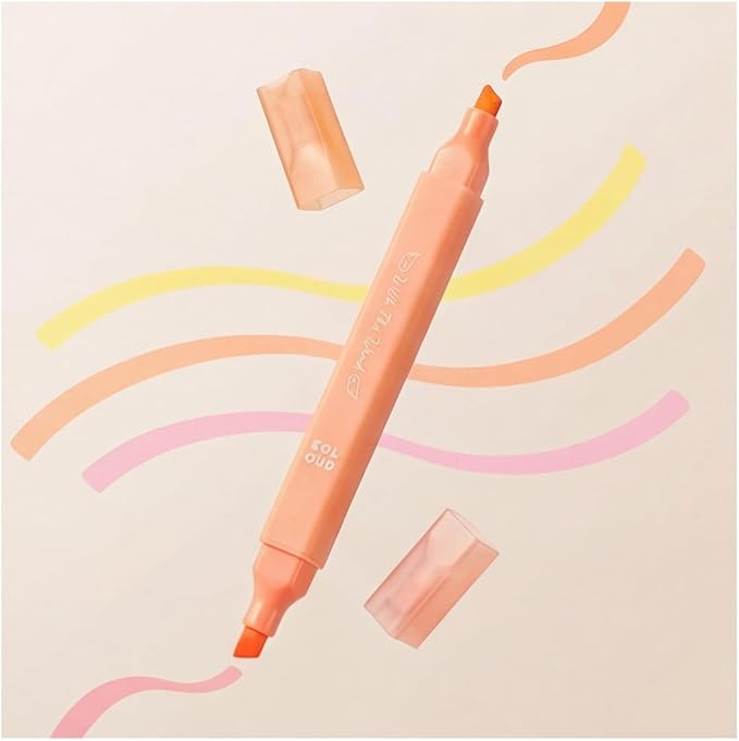konket 6Pcs Aesthetic Cute Highlighters - Image 4