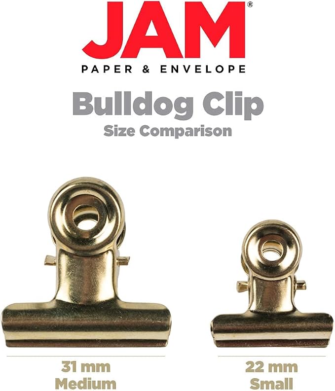 JAM PAPER Metal Bulldog Clips - Image 8