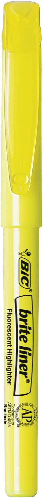 BIC Brite Liner Highlighter, Chisel Tip - Image 3