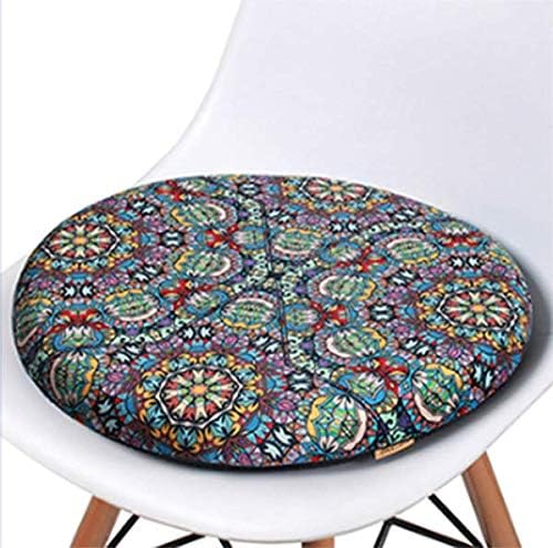 Sigmat Memory Foam Seat Cushion Anti-Slip Soft Round Chair Pad 18 Inch Graphic - Image 7