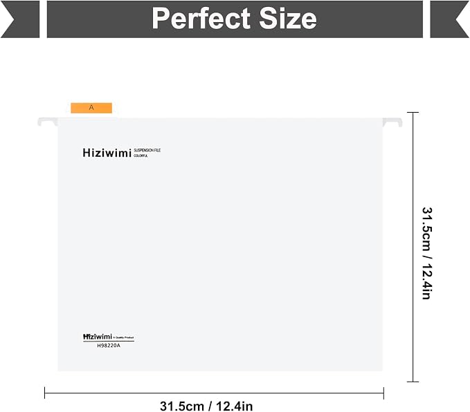15 Pcs PP Hanging File Folders Letter Size, File Folders - Image 2