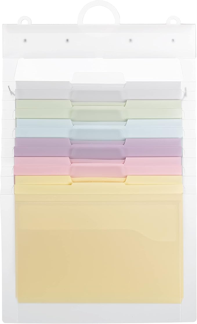 SMEAD Cascading Wall Organizer Gen 2, 6 Pockets, Letter Size - Image 4
