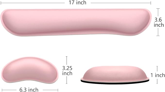 Dapesuom Enlarge Keyboard Wrist Rest, Memory Foam Wrist Cushion - Image 5