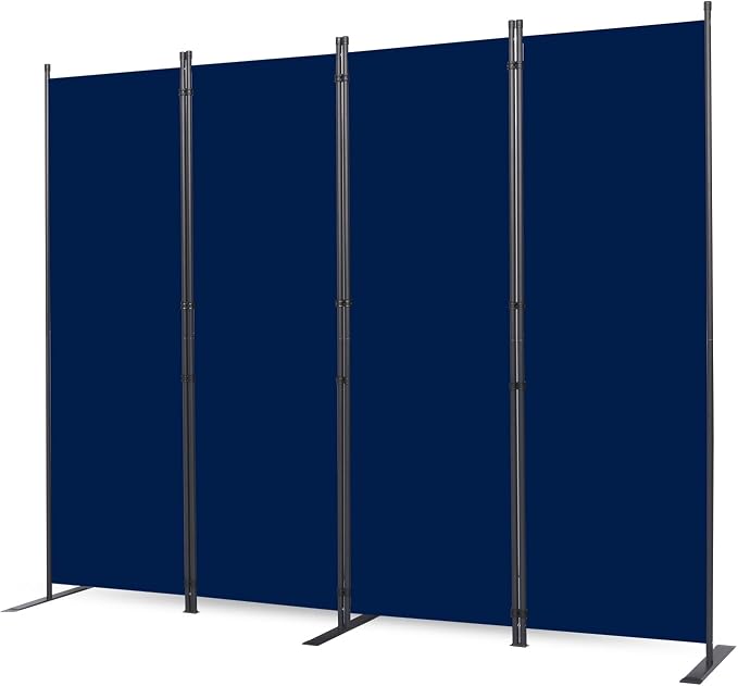 CHOSENM Room Divider, 4 Panel Folding Privacy Screens by CHOSENM