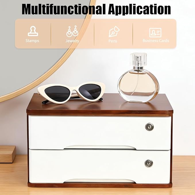 Desktop Storage Box, Desk Organizer Drawer, Desktop Organizer, Small Things - Image 6