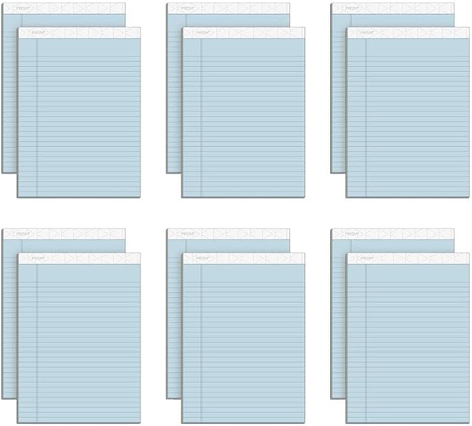 Tops Prism Writing Pads, 8-1/2" x 11-3/4", Legal Rule, Perforated, 50 Sheets by TOPSProducts