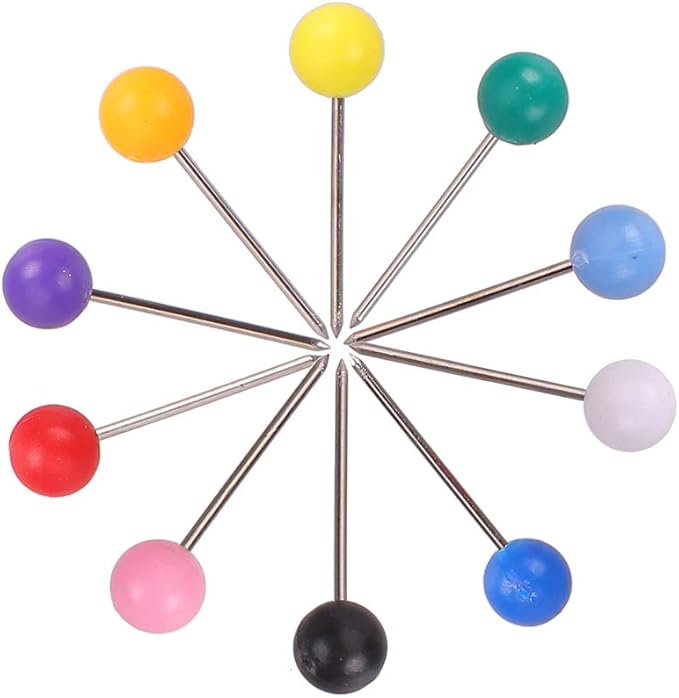 CCINEE 500 Pack Map Push Pins，1/8 Inch Multi-Color Map Tacks - Image 4