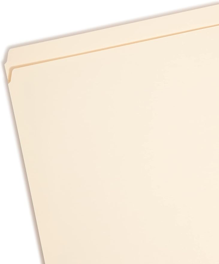 Smead Fastener File Folder, 1 Fastener, Reinforced Straight-Cut Tab, Legal Size - Image 4