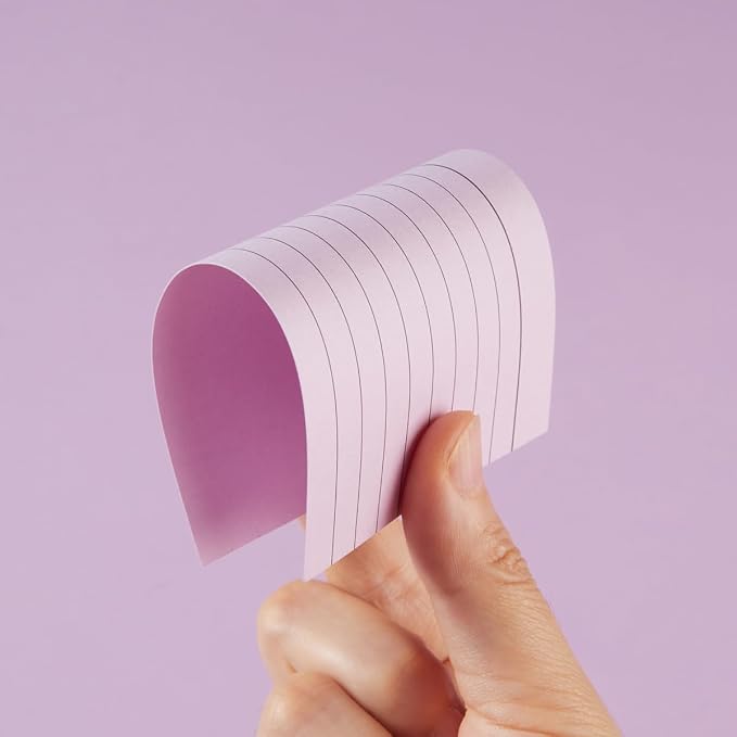 100 Sheets 3x5 Colored Ruled Note Cards Index Cards, 5 Purple | 250 GSM Heavy - Image 3
