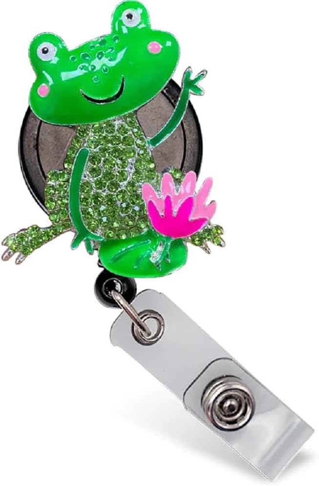 Outside the Box Sparkle and Shine Novelty Retractable Badge Reel ID Holder by Unknown