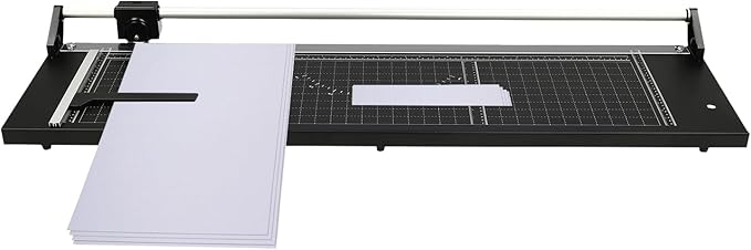 36 Inch Rotary Trimmer Paper Cutter,Rotary Paper Cutter Paper Trimmer for Crafting & Scrapbooking Supplies for A4 Cardstock Photo Label with Precise Positioning-DeskLoop Office