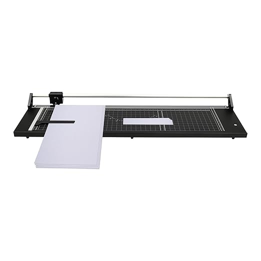Rotary Trimmer Paper Cutter, 36Inch Manual Paper Trimmer for Crafting, Heavy Duty Rotary Papers Cutter Slider, Self-Sharpening Professional Cutting for Offices, Schools and Crafts-DeskLoop Office