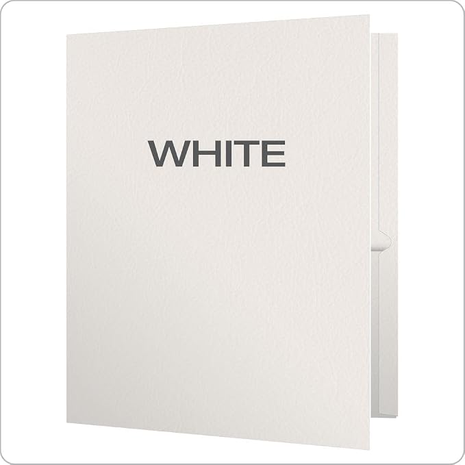 Oxford Twin-Pocket Folders, Textured Paper, Letter Size, Holds 100 Sheets - Image 3