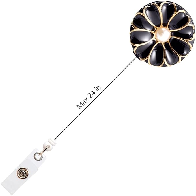 Retractable Badge Holder, ID Badge Reel - Image 3