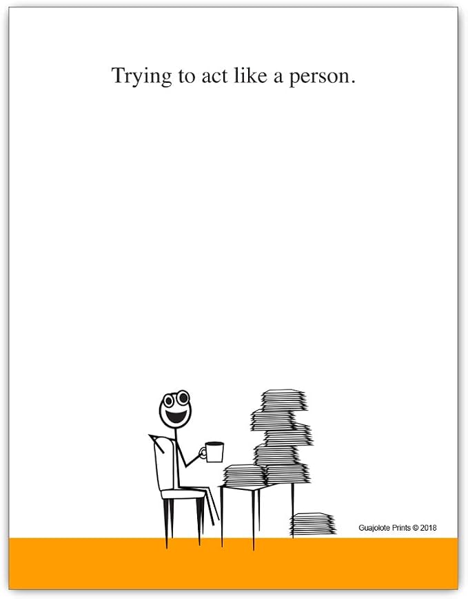 Funny Notepads 4 X 5.25 inch, Humorous Office Gift - Image 5