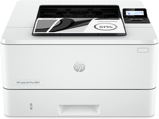HP LaserJet Pro 4001n Black & White Printer, Print, Fast speeds, Easy setup, Mobile printing, Advanced security, USB, Ethernet Connection, Best-For-Office-DeskLoop Office