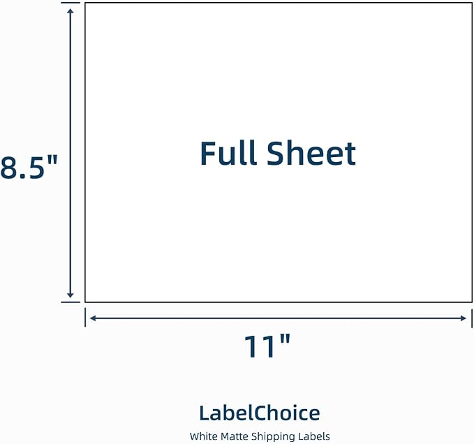 Full Sheet Shipping Labels 8.5 x 11 - Image 2
