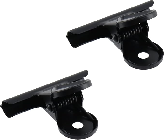Xiaoyztan Mini Clips, 50mm Wide Metal Black Bulldog Clips Paper Clip Binder - Image 3