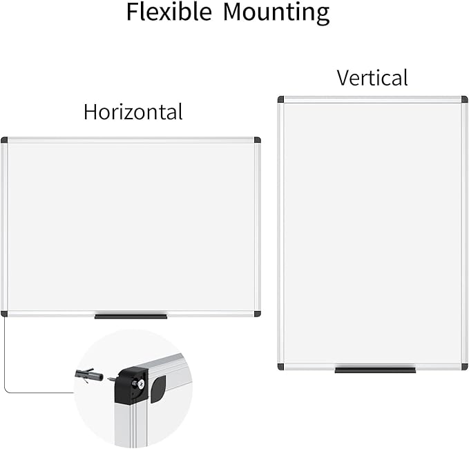 VIZ-PRO Magnetic Whiteboard/Dry Erase Board, 48 X 36 Inches - Image 3