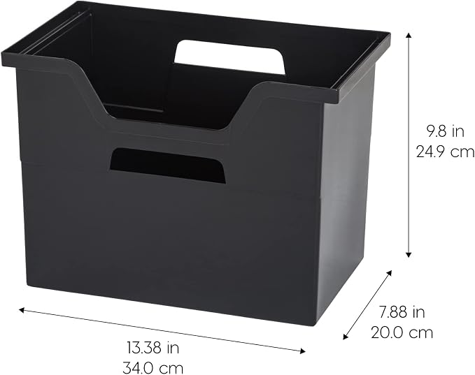 IRIS USA Large Portable Desktop File Box - Image 2