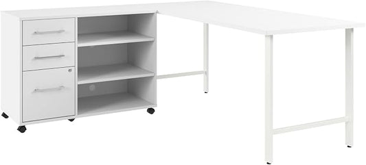 Bush Business Furniture Hustle 72W x 30D Computer Desk and Storage Cabinet by BushBusinessFurniture