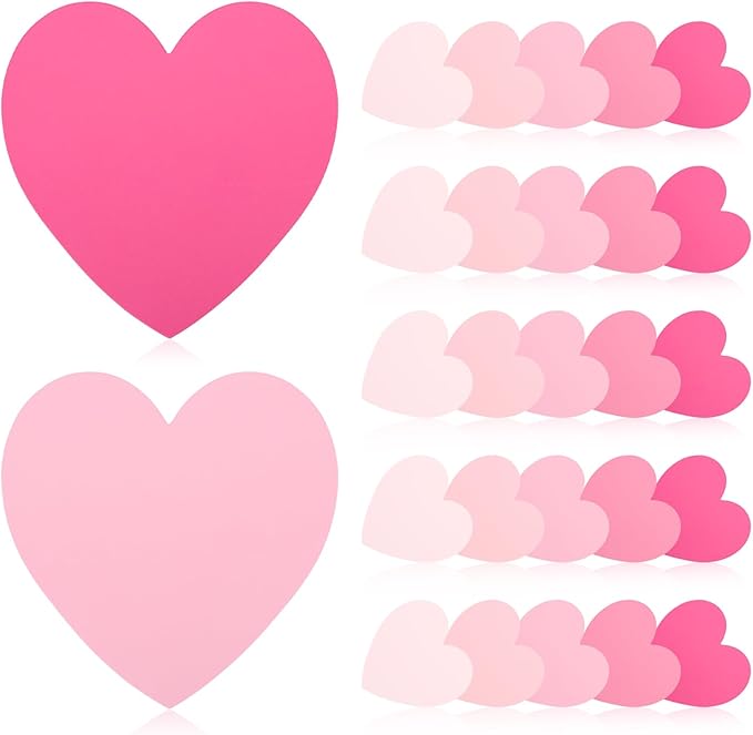150 Pcs Heart Index Cards by Unknown