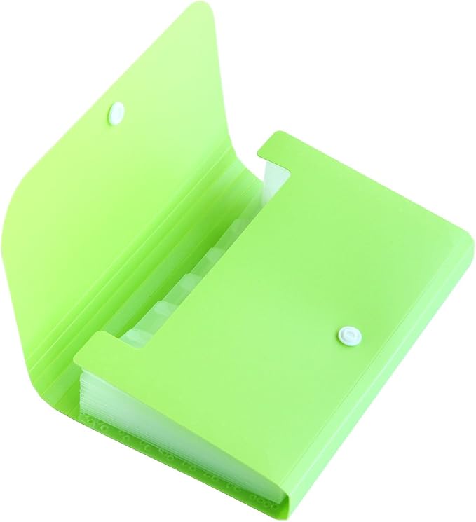 Expanding File Folder, Subdivision Accordion File Folder Mini Organizer PP - Image 4