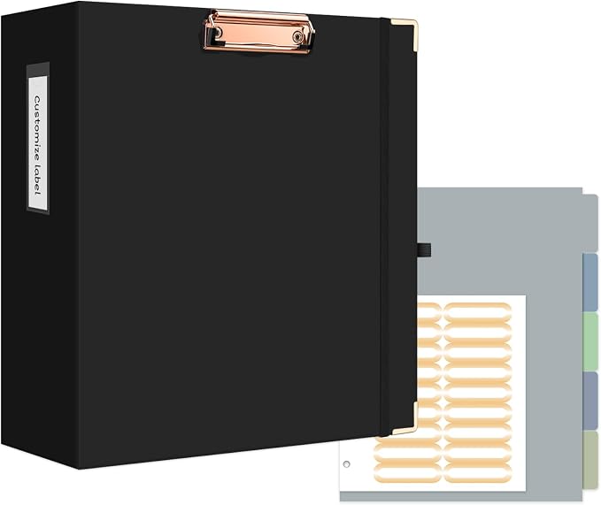 Ospelelf 3 Ring Binder, 3 Inch, Cute Letter Size by OspelelfOfficeSupplies