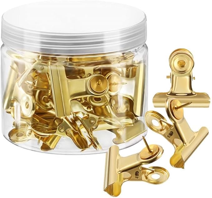 YUCHIYA 32 Pack Bulldog Clips - Image 2