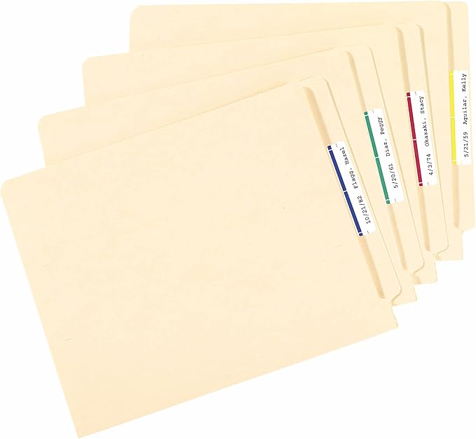 Avery File Folder Labels with Sure Feed, 2/3" x 3-7/16", 750 Printable Labels - Image 7