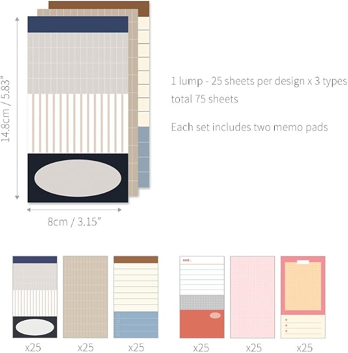 Monolike Triple Memopad Plan 2P A SET - Image 2