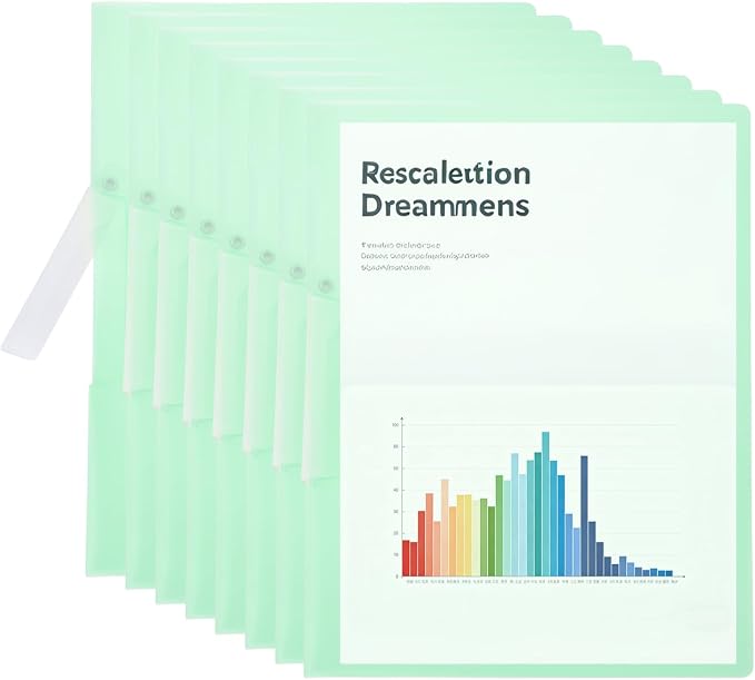 PATIKIL 10 Pack Clear Report Covers by PATIKIL