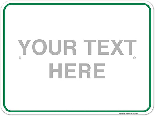 Custom Sign, Personalized Metal Signs, Customize by SigoSigns