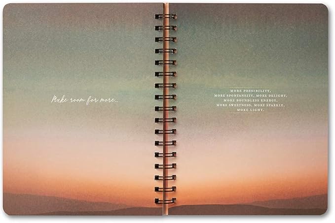 Compendium Spiral Notebook - You are here. Now, everything is possible. — A Designer Spiral Notebook with 192 Lined Pages, College Ruled, 7.5”W x 9.25”H-DeskLoop Office